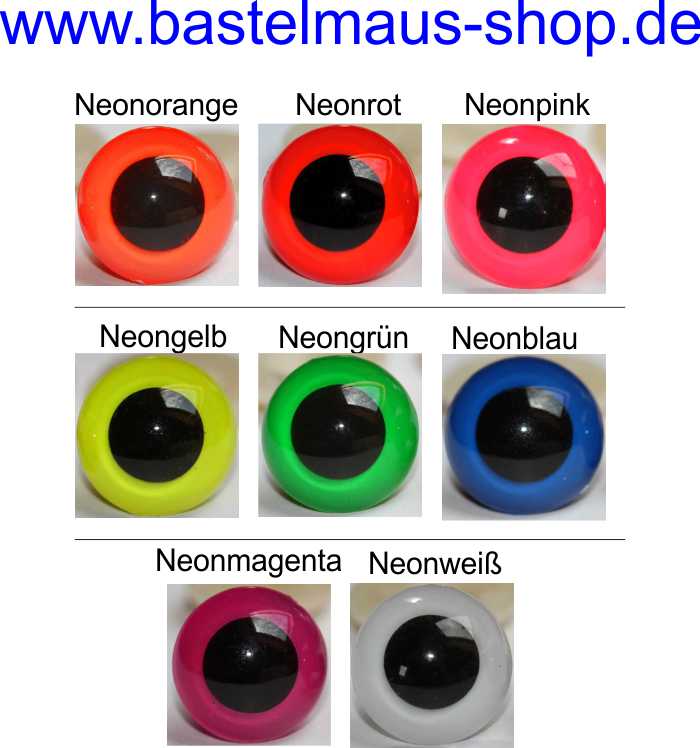 Augen Neon Sicherheitsaugen